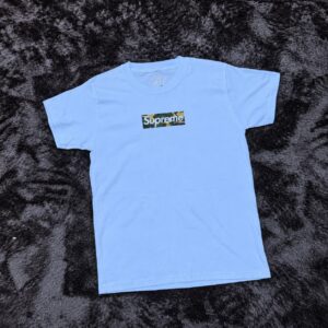 Remera Supreme BOX Logo Camuflado Talle M