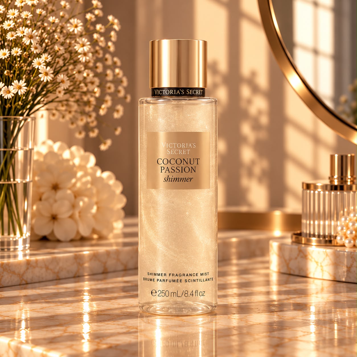 Body Splash Shimmer Victoria’s Secret Coconut Passion 250ml